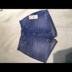 Denim shorts